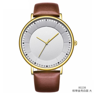 腕時計の合金の革のための一致の一定のカップルの水晶腕時計