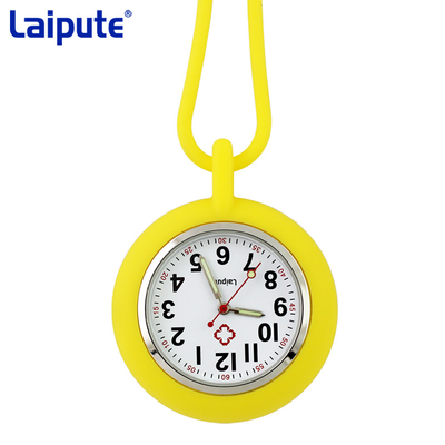 LaiputeはデジタルFob腕時計のHalterneckシリコーンの看護婦の腕時計の水晶動きを看護する