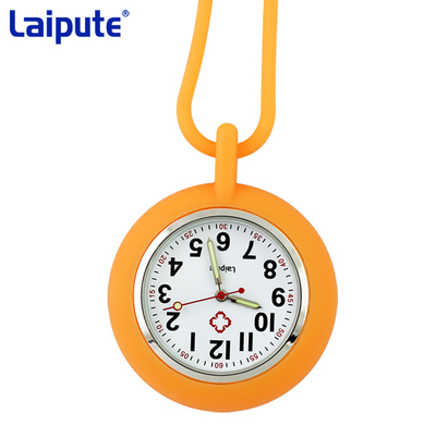 LaiputeはデジタルFob腕時計のHalterneckシリコーンの看護婦の腕時計の水晶動きを看護する