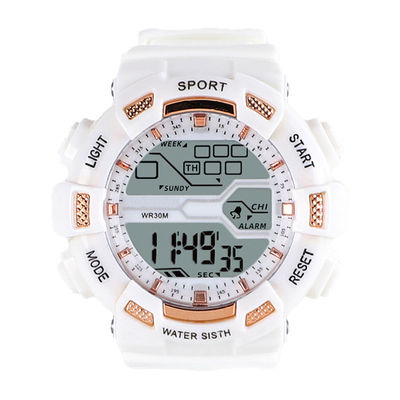 電子アナログ デジタルSmartwatchデジタルおよびアナログの腕時計24.5*18*16mm