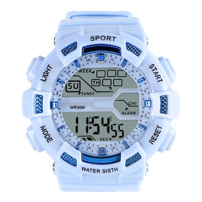 電子アナログ デジタルSmartwatchデジタルおよびアナログの腕時計24.5*18*16mm