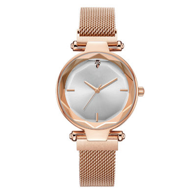 Vacuumplatingの女性の水晶手首のWatchv 32mmのscratchless Antiabrasion