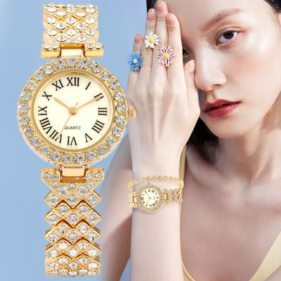 100g女性の水晶腕時計、女性のためのOEMのダイヤモンドのブレスレットの腕時計